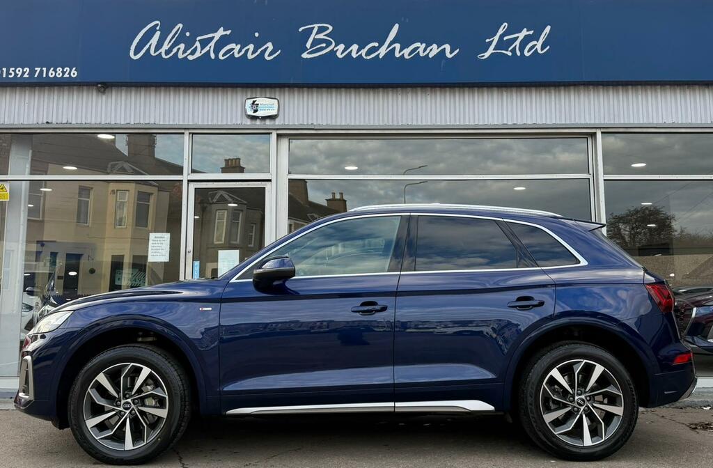Audi Q5 2.0 Tdi 40 S Line S Tronic Quattro Euro 6 Ss PY70HCU Blue #2