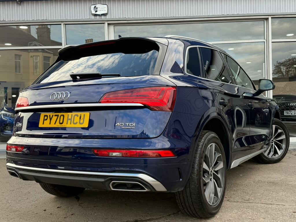 Audi Q5 2.0 Tdi 40 S Line S Tronic Quattro Euro 6 Ss PY70HCU Blue #3