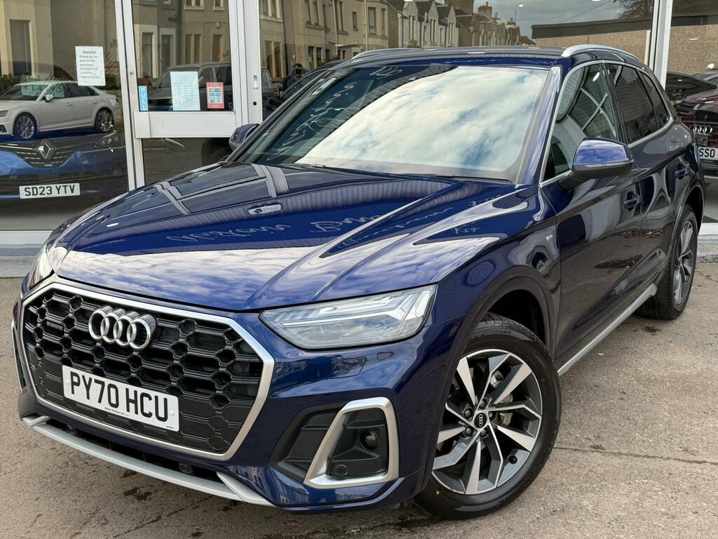 Audi Q5 2.0 Tdi 40 S Line S Tronic Quattro Euro 6 Ss PY70HCU Blue #4