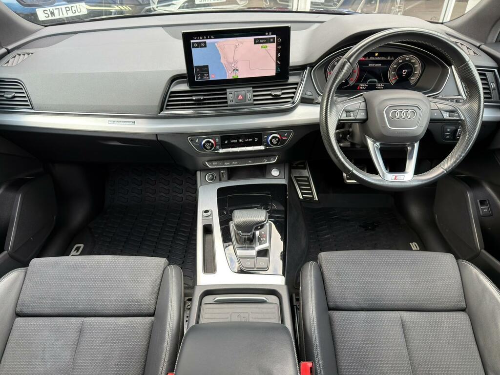 Audi Q5 2.0 Tdi 40 S Line S Tronic Quattro Euro 6 Ss PY70HCU Blue #5