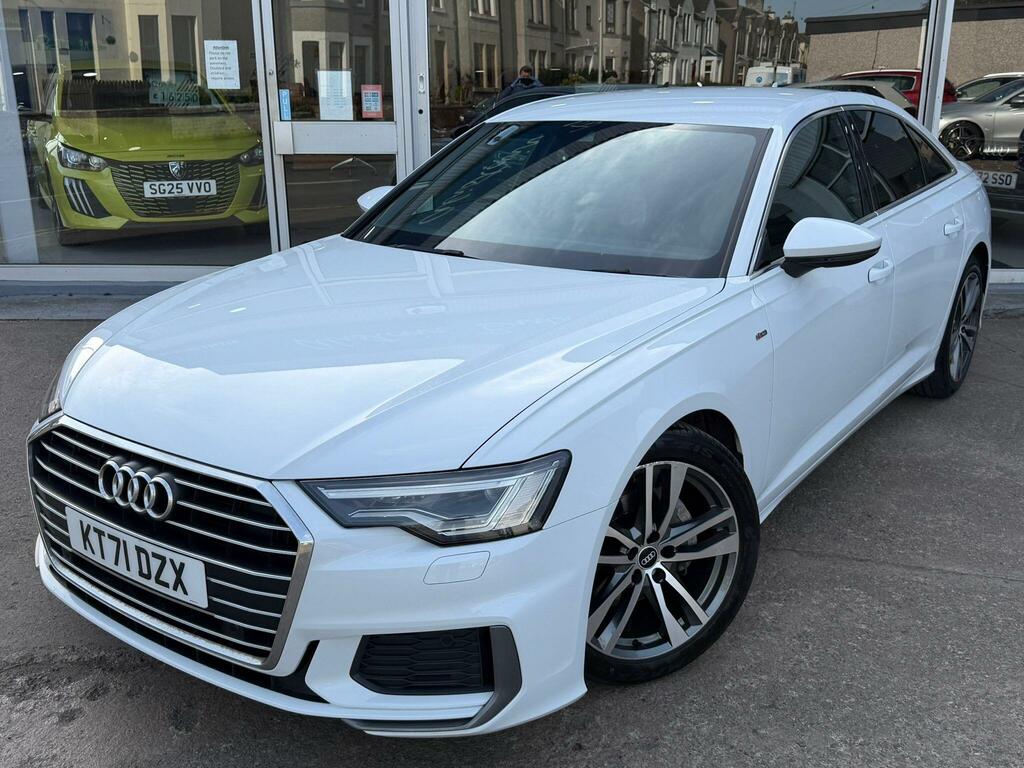 Audi A6 Saloon 2.0 Tdi 40 S Line S Tronic Euro 6 Ss KT71DZX White #5