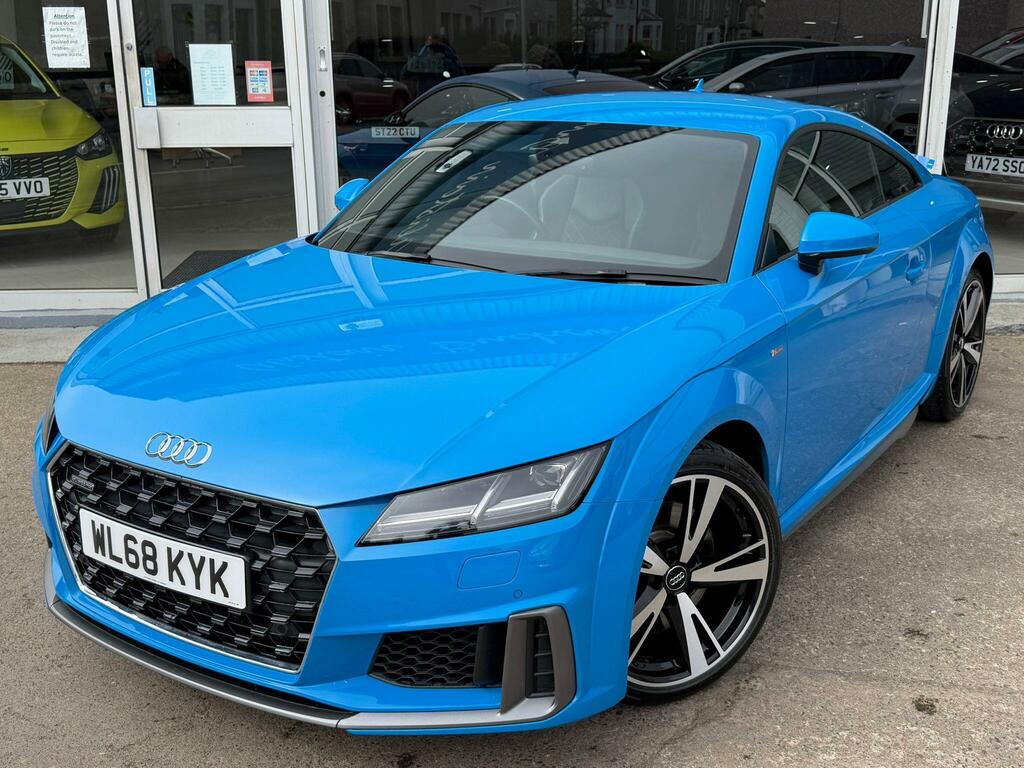 Audi TT 2.0 Tfsi 45 S Line S Tronic Quattro Euro 6 Ss 3 WL68KYK Blue #5