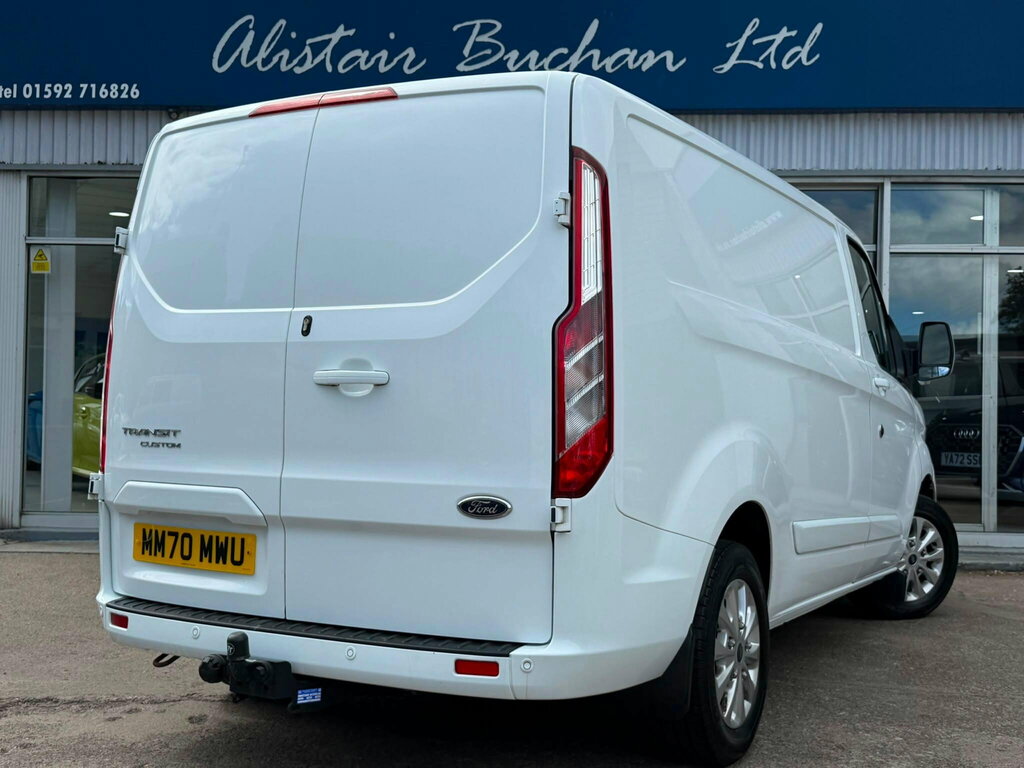 Ford Transit Custom 2.0 300 Ecoblue Limited L1 H1 Euro 6 Ss MM70MWU White #3