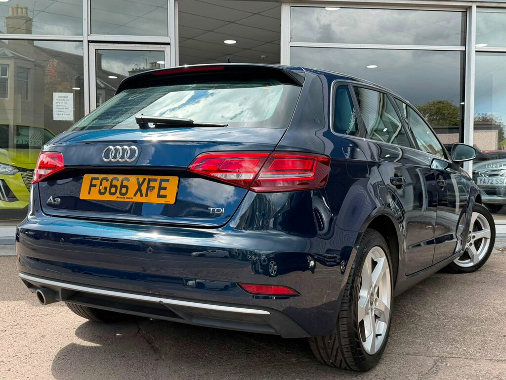 Audi A3 1.6 Tdi Sport Sportback Euro 6 Ss Blue #3