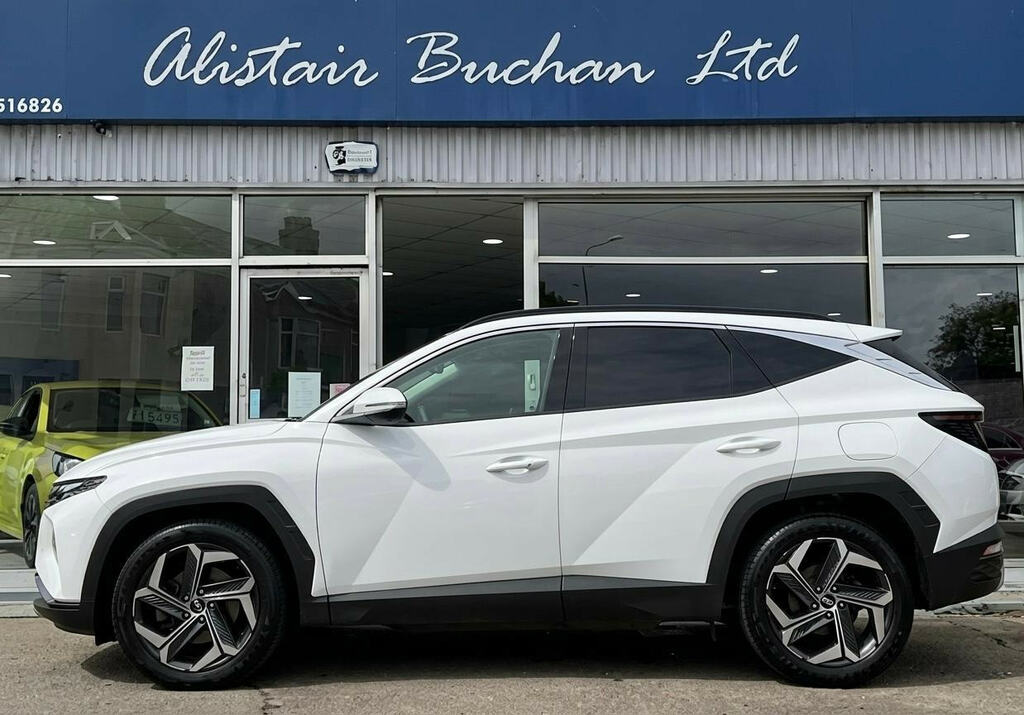 Hyundai Tucson 1.6 T-gdi Ultimate Euro 6 Ss VK71GXF White #6