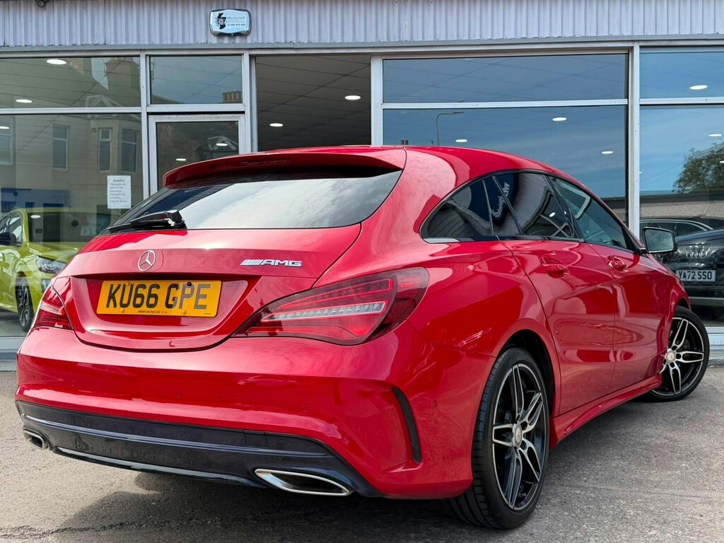 Mercedes-Benz CLA Class 2.1 Cla220d Amg Line Shooting Brake 7G- Red #3