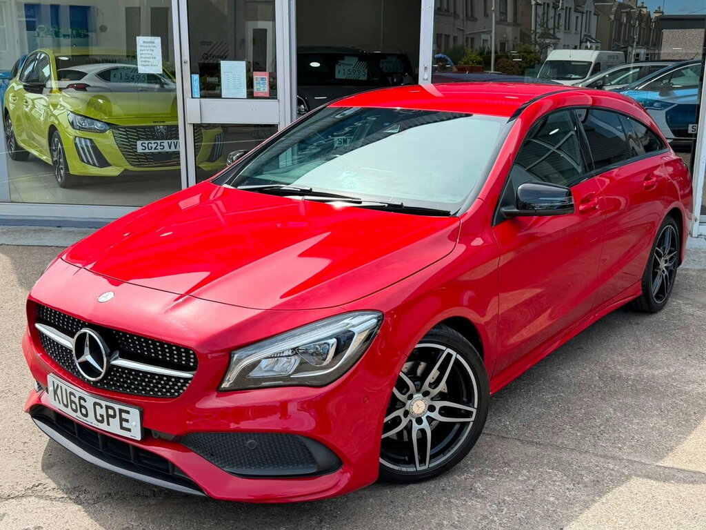 Mercedes-Benz CLA Class 2.1 Cla220d Amg Line Shooting Brake 7G- Red #5