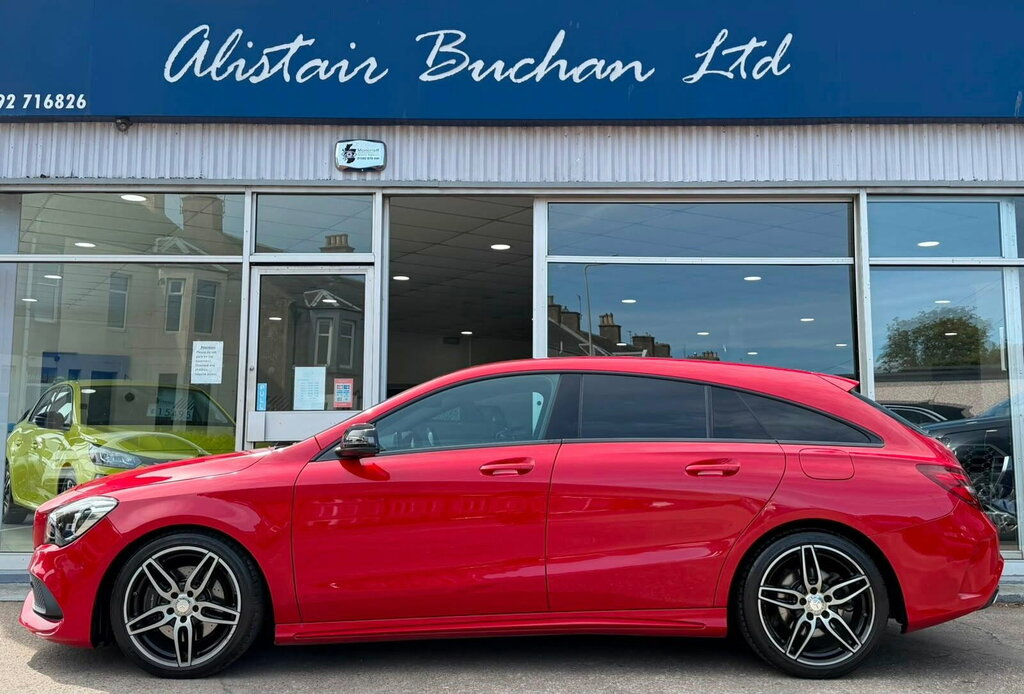Mercedes-Benz CLA Class 2.1 Cla220d Amg Line Shooting Brake 7G- Red #2