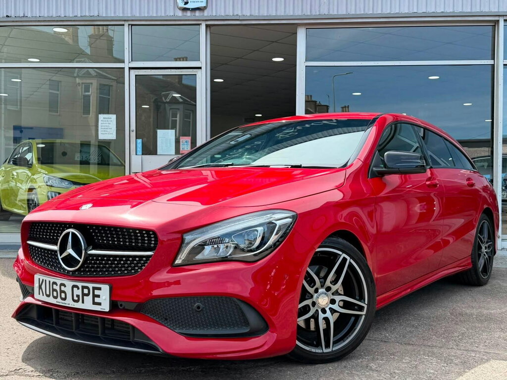 Mercedes-Benz CLA Class 2.1 Cla220d Amg Line Shooting Brake 7G- Red
