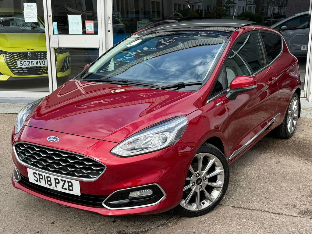 Ford Fiesta 1.0T Ecoboost Vignale Euro 6 Ss SP18PZB Red #5