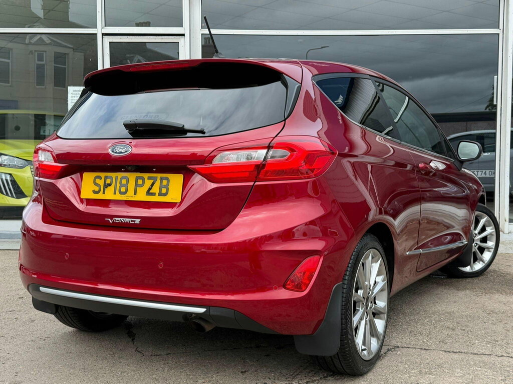 Ford Fiesta 1.0T Ecoboost Vignale Euro 6 Ss SP18PZB Red #3