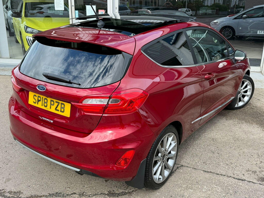 Ford Fiesta 1.0T Ecoboost Vignale Euro 6 Ss SP18PZB Red #6