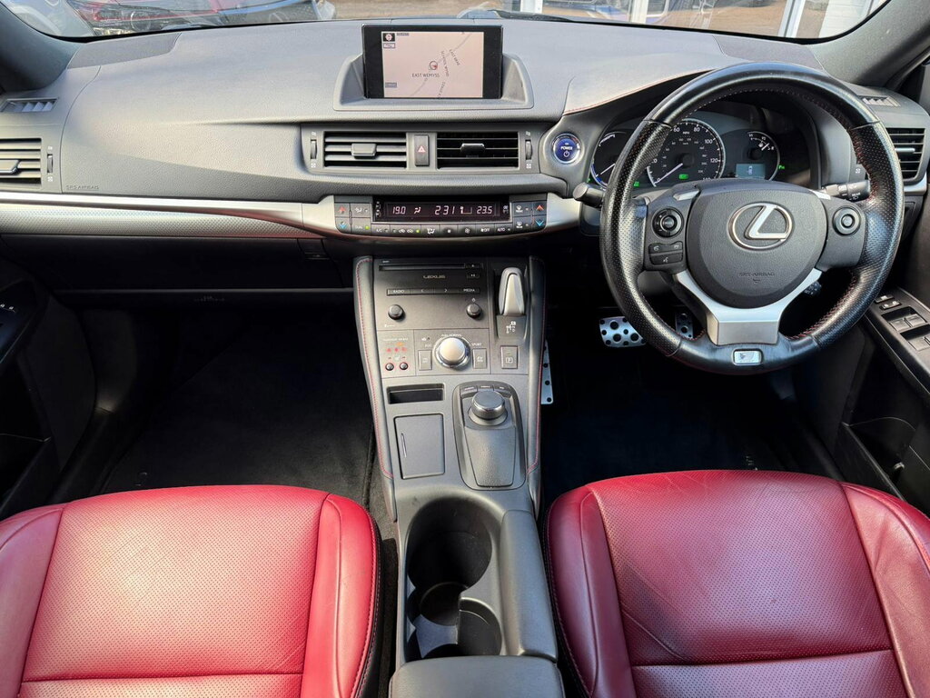 Lexus CT 1.8 200H F Sport Hatchback Hybrid Cvt E White #5
