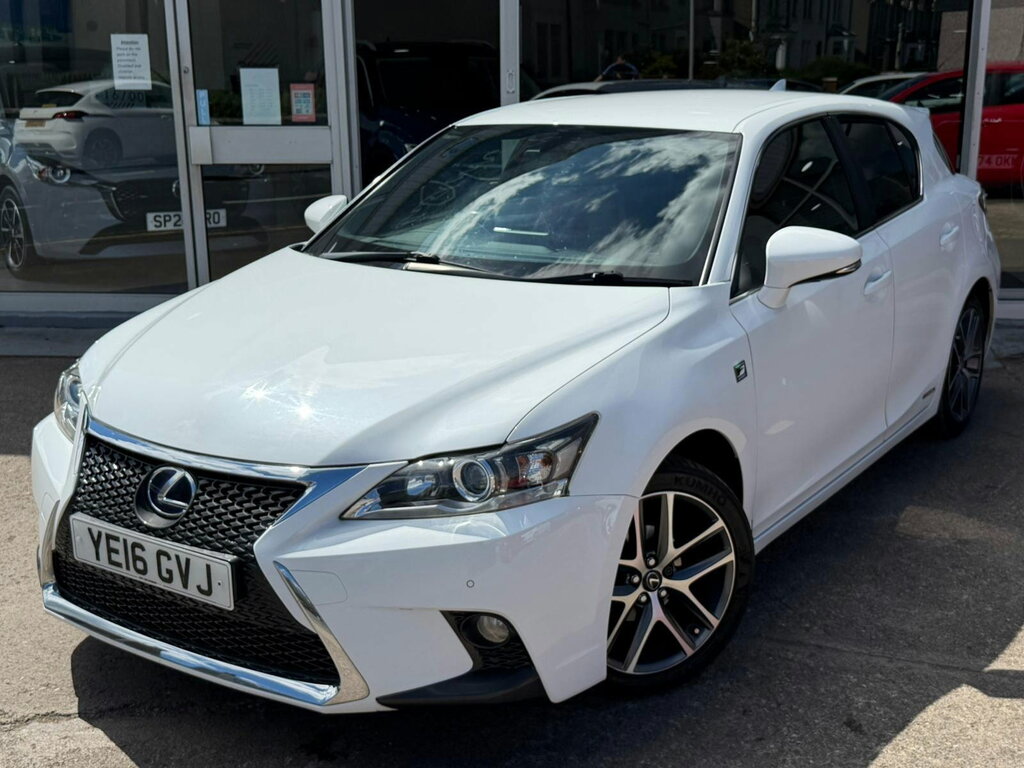 Lexus CT 1.8 200H F Sport Hatchback Hybrid Cvt E White #4