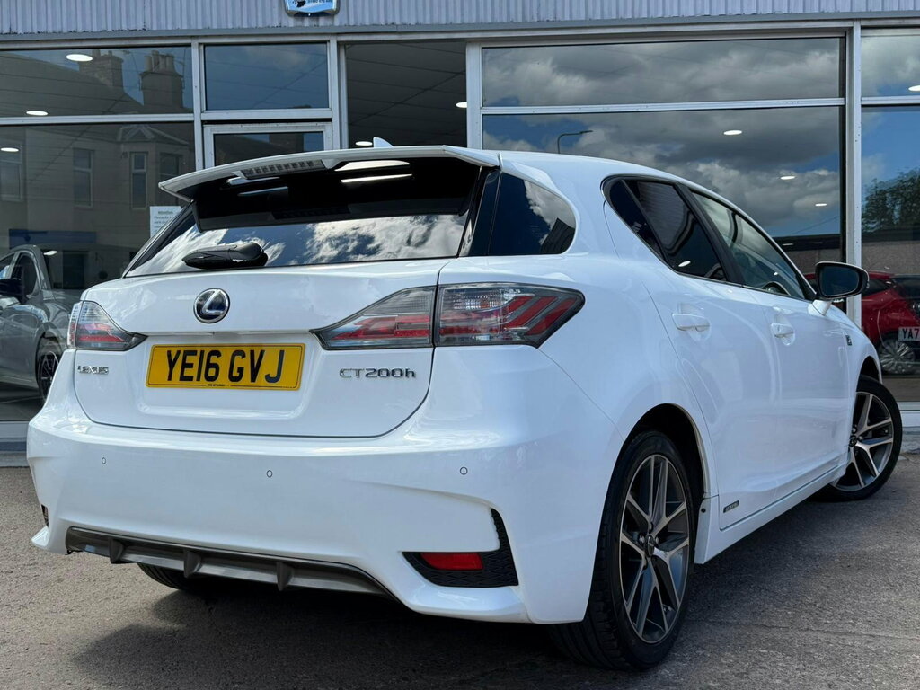 Lexus CT 1.8 200H F Sport Hatchback Hybrid Cvt E White #3