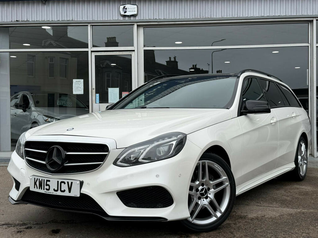 Mercedes-Benz E Class 2.1 E220 Bluetec Amg Night Edition Premium G-tro White