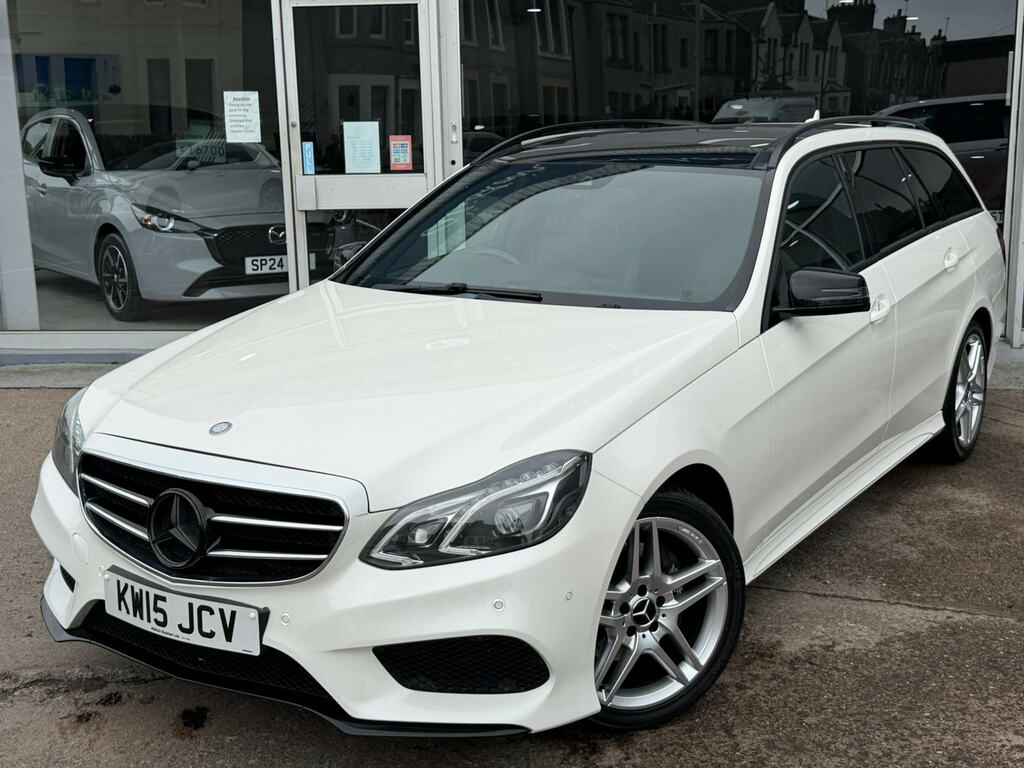 Mercedes-Benz E Class 2.1 E220 Bluetec Amg Night Edition Premium G-tro White #5
