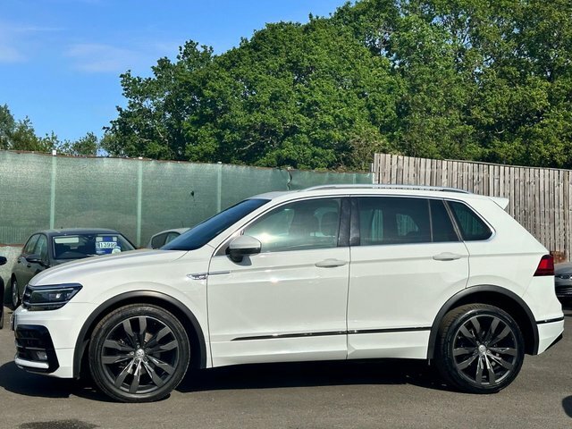 Volkswagen Tiguan 2.0 Tdi R-line Suv Dsg 4Motion BW18DCU White #5