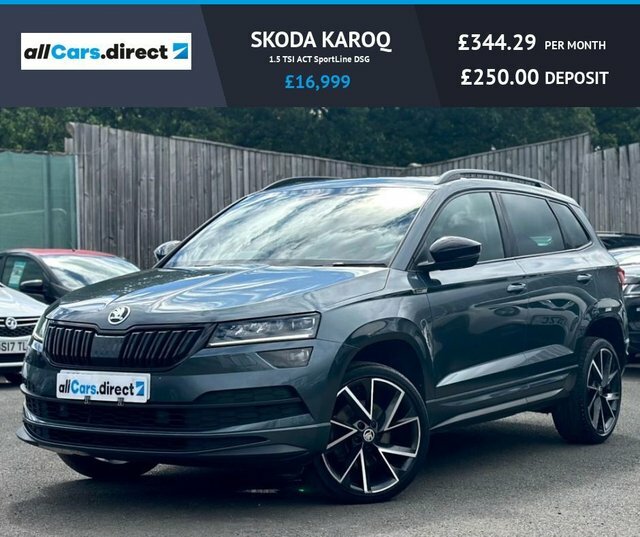 Skoda Karoq 1.5 Tsi Act Sportline Dsg MW70KNE Grey
