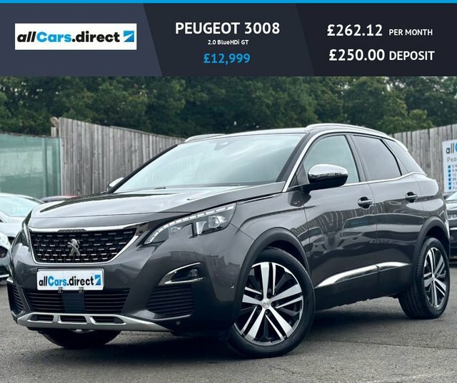 Peugeot 3008 2.0 Bluehdi Gt Grey