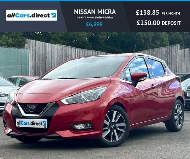 Nissan Micra 0.9 Ig-t Acenta Limited Edition Red