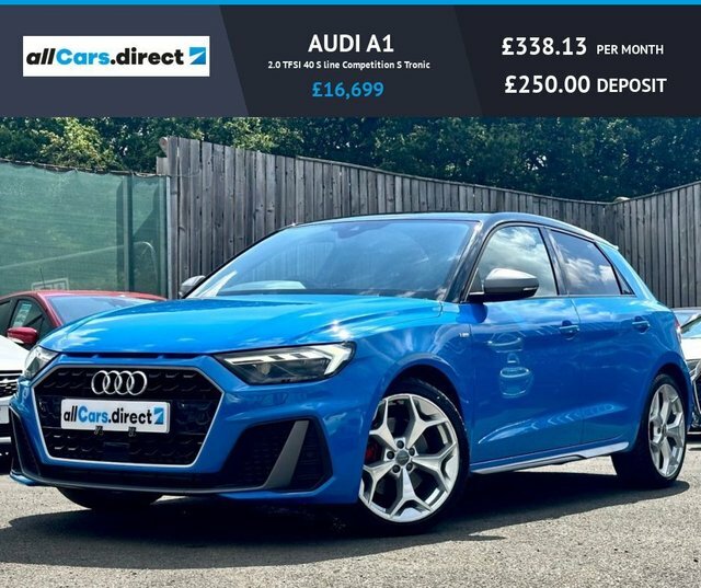 Audi A1 2.0 Tfsi 40 S Line Competition S Tronic Blue