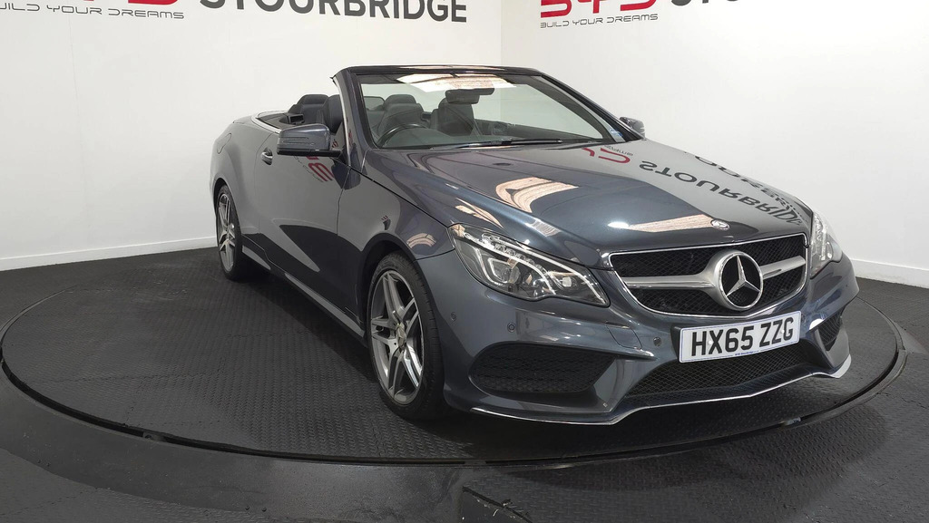 Mercedes-Benz E Class 2.1 E220 Bluetec Amg Line Premium Cabriolet G-tr Grey