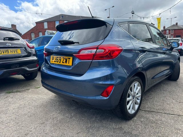 Ford Fiesta 1.0T Ecoboost Gpf Titanium Hatchback Ma PJ69ZWT Blue #3