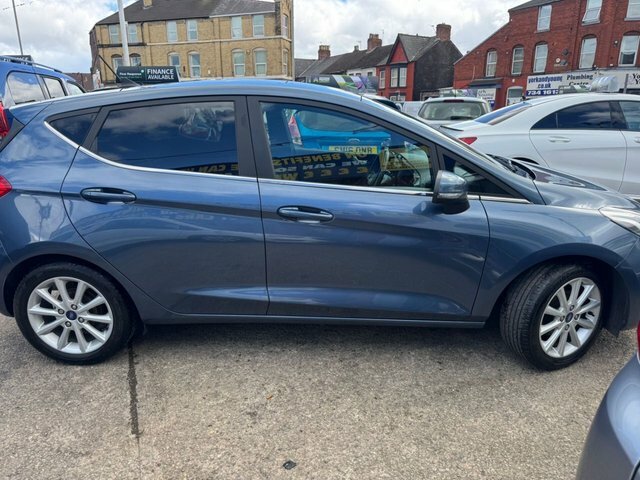 Ford Fiesta 1.0T Ecoboost Gpf Titanium Hatchback Ma PJ69ZWT Blue #2