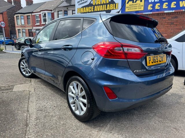 Ford Fiesta 1.0T Ecoboost Gpf Titanium Hatchback Ma PJ69ZWT Blue #5