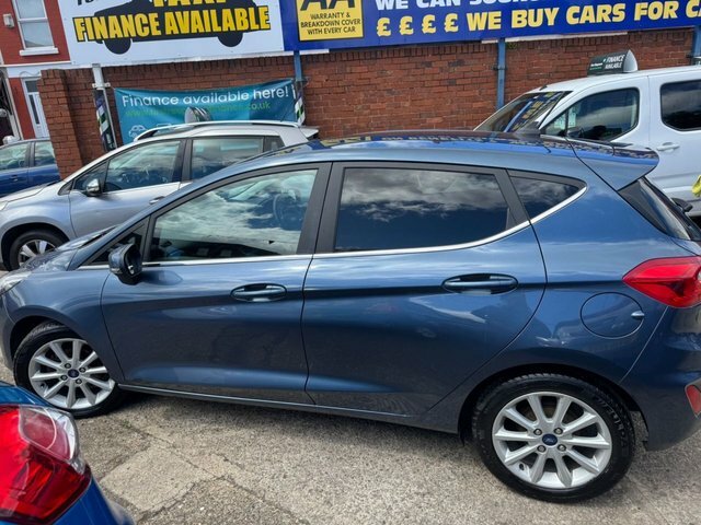Ford Fiesta 1.0T Ecoboost Gpf Titanium Hatchback Ma PJ69ZWT Blue #6