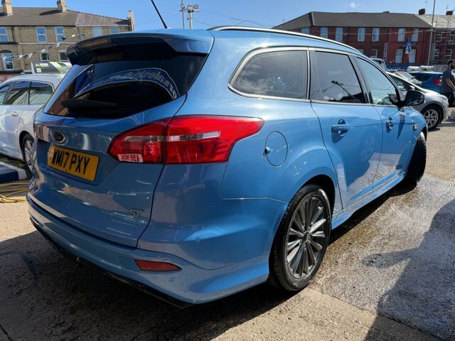 Ford Focus 1.0T Ecoboost St-line Estate Eur WM17PXY Blue #4