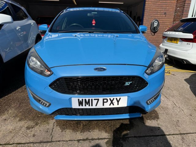 Ford Focus 1.0T Ecoboost St-line Estate Eur WM17PXY Blue #2