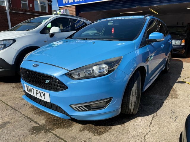 Ford Focus 1.0T Ecoboost St-line Estate Eur WM17PXY Blue #3
