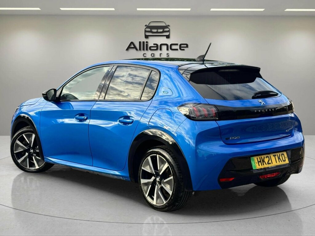 Peugeot e-208 50Kwh Gt Blue #3