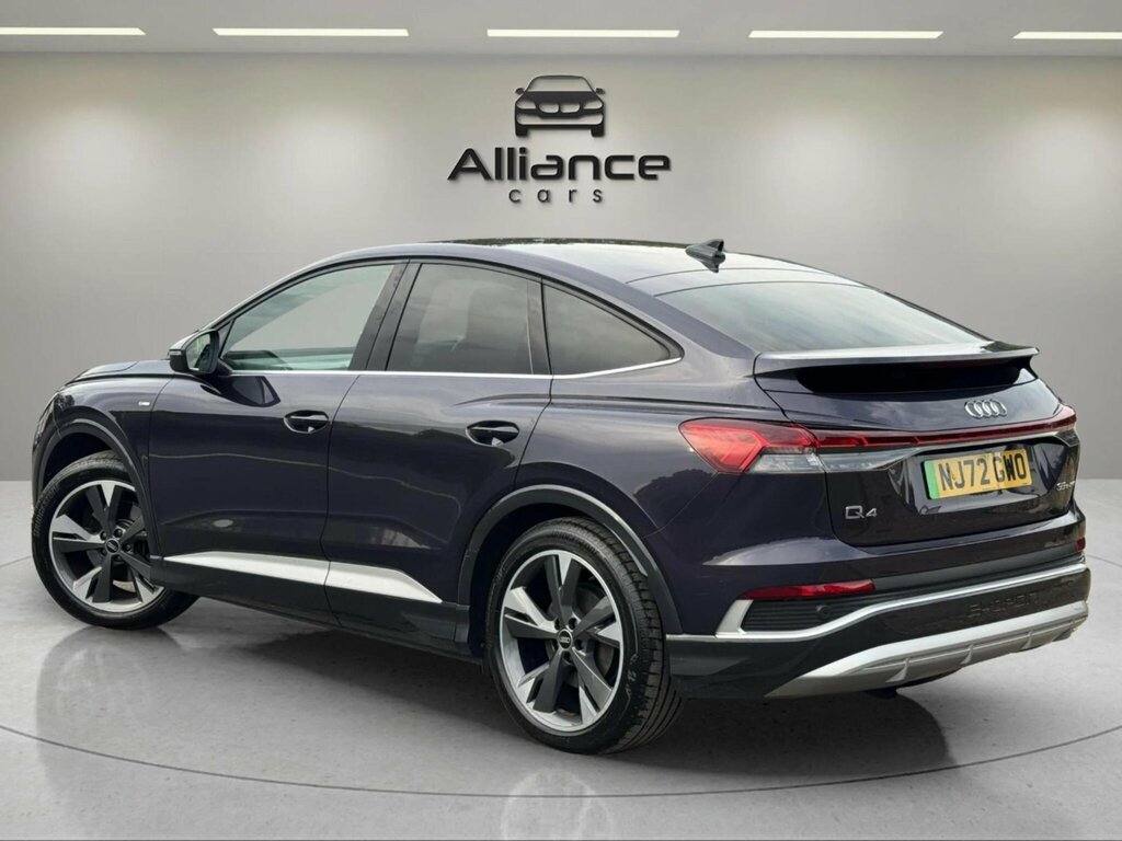 Audi Q4 E Tron 35 S Line Sportback 55Kwh Purple #3