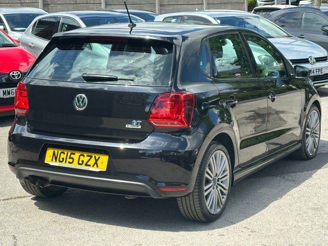 Volkswagen Polo 1.4 Tsi Bluemotion Tech Act Bluegt Hatchback P NG15GZX Black #3