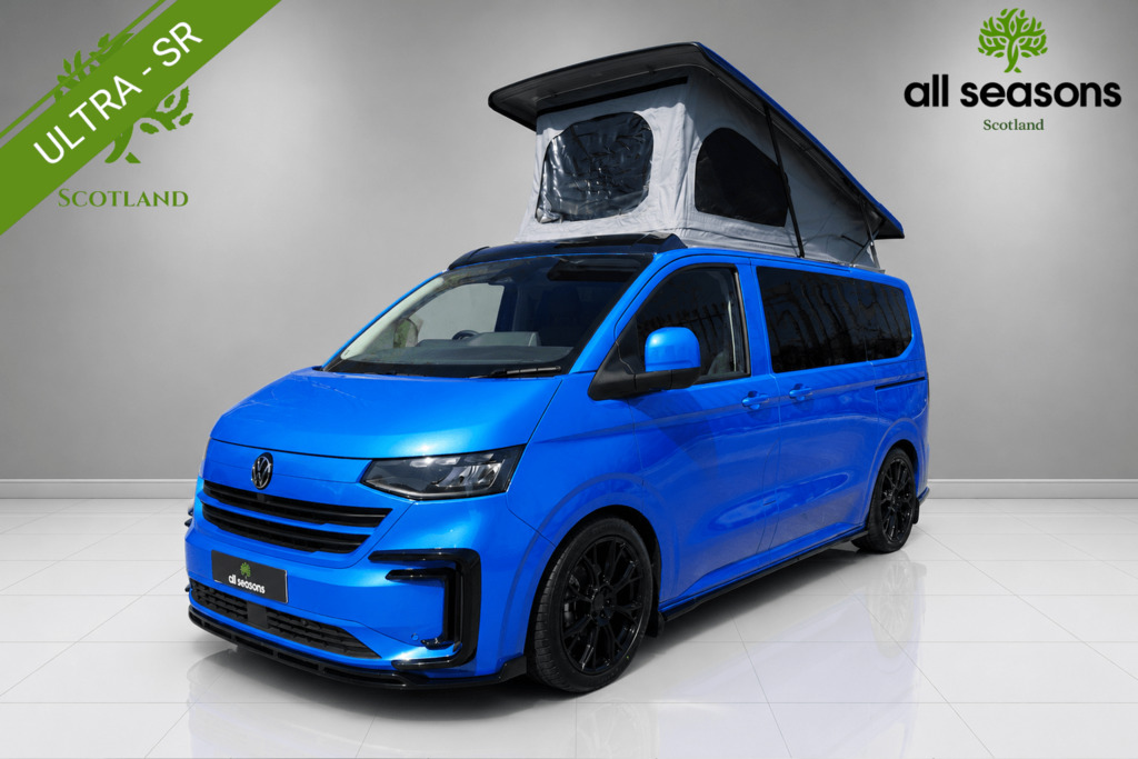 Volkswagen Campervan Swb Campervan With Tailgate, Led Lights, Re Blue