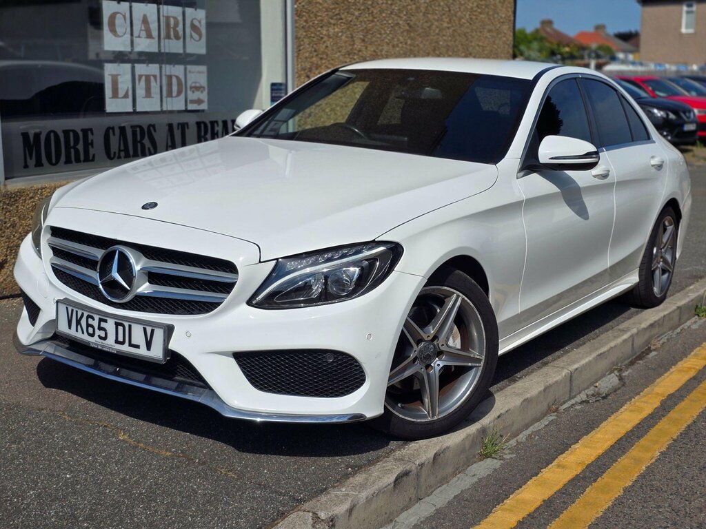 Mercedes-Benz C Class 2.0 C200 Amg Line 7G-tronic Euro 6 Ss White #5