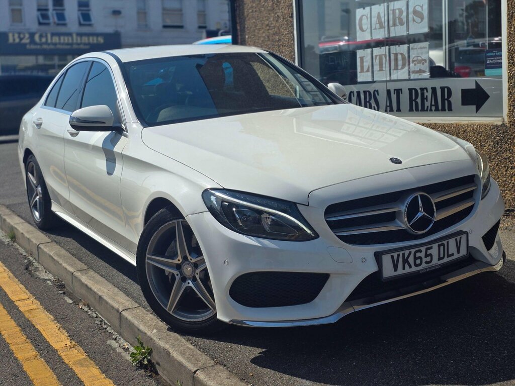 Mercedes-Benz C Class 2.0 C200 Amg Line 7G-tronic Euro 6 Ss White