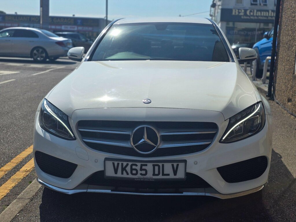 Mercedes-Benz C Class 2.0 C200 Amg Line 7G-tronic Euro 6 Ss White #4