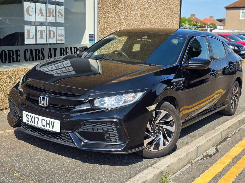 Honda Civic 1.0 Vtec Turbo Se Euro 6 Ss Black #5