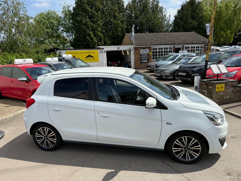 Mitsubishi Mirage 1.2 Juro Cvt Euro 6 Ss White #4