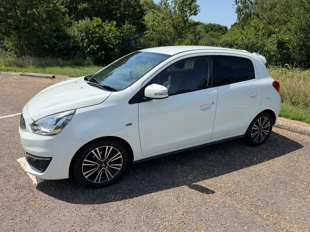Mitsubishi Mirage 1.2 Juro Cvt Euro 6 Ss White #4
