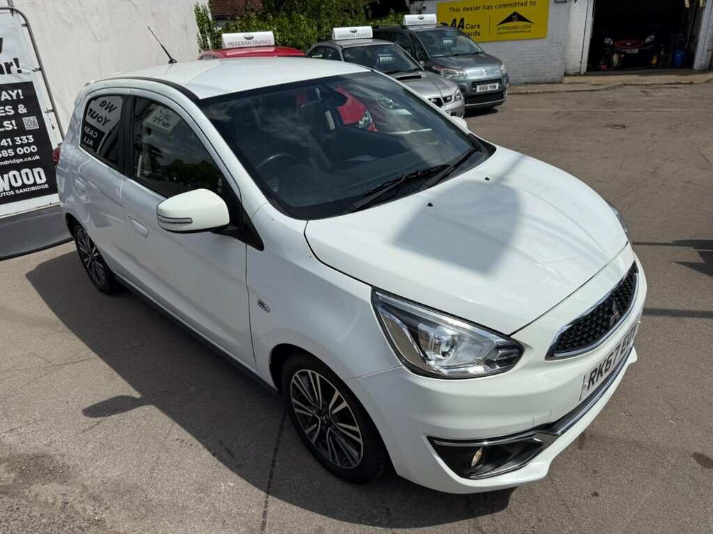 Mitsubishi Mirage 1.2 Juro Cvt Euro 6 Ss White #2