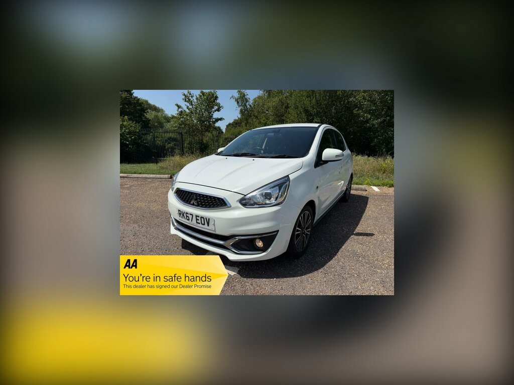 Mitsubishi Mirage 1.2 Juro Cvt Euro 6 Ss White