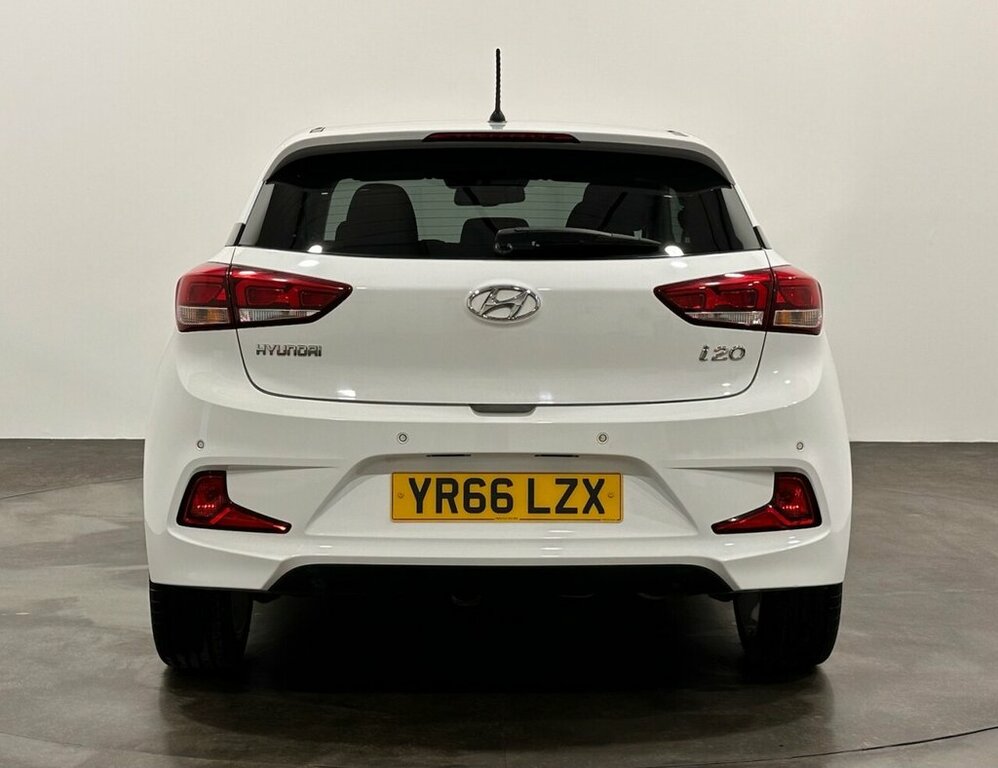 Hyundai I20 Coupe YR66LZX White #6