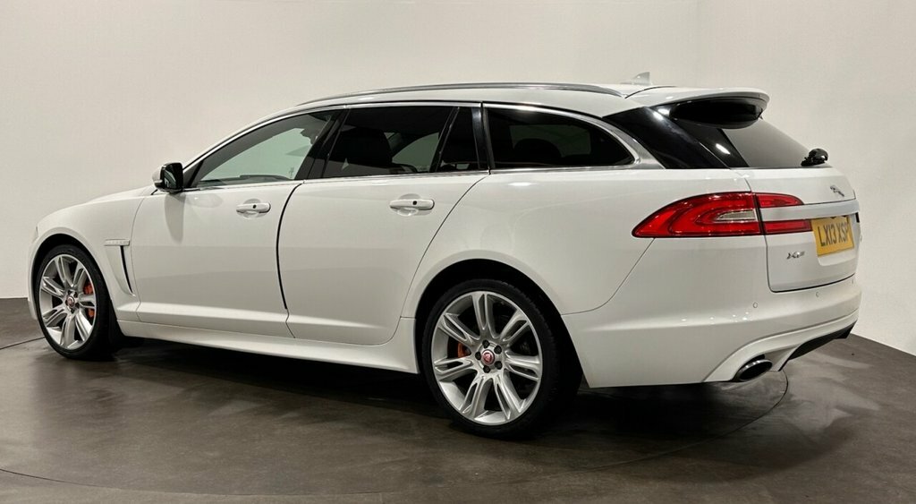 Jaguar XF Estate White #3