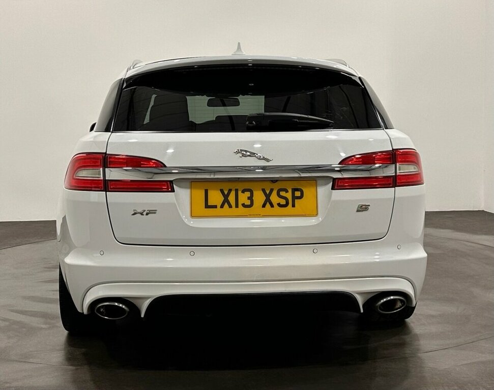 Jaguar XF Estate White #6