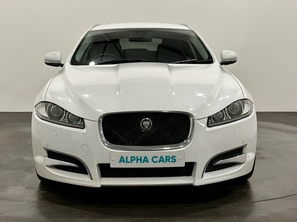 Jaguar XF Estate White #5